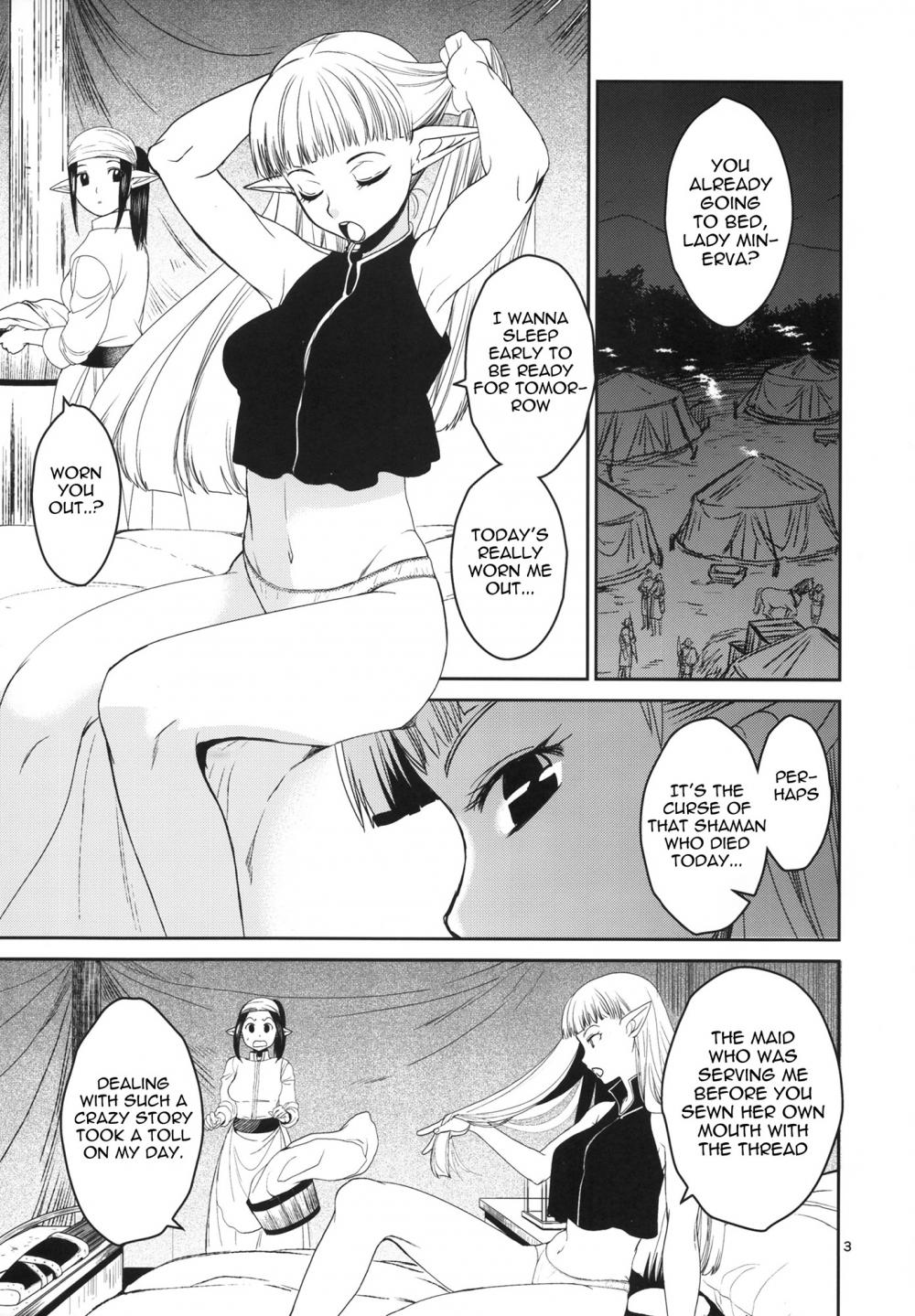 Hentai Manga Comic-Passion of Female Elf Knight-Read-4